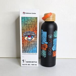 Pokémon Center NAIC 2026 Pokemon International Championship Water Bottle - NEW